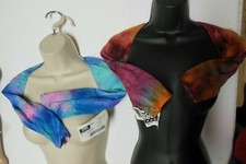 Tie Dye Spandex Dance Shrug Ch/Ladies multi color Great streetwear item