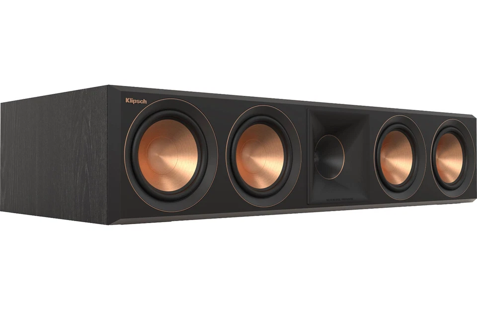 Klipsch RP 504C II Center Speaker Ebony or Walnut Finish