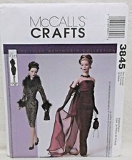 McCall's Crafts Pattern  3845 Tonner 16" Tyler Wentworth Doll Clothes Pattern