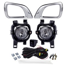 Front Fog Driving Light Lamp Assembly Set Fits For Nissan Navara NP300 2015-2019