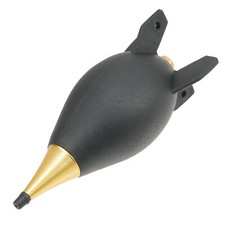 Rocket Air Blower Dust Cleaner for DSLR Sensor CCD Lens Filter Golden Tip Black