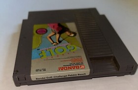 Bandai Golf: Challenge Pebble Beach (Nintendo NES) Tested Working & Authentic
