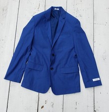 Calvin Klein Blue Blazer Jacket Youth Boy's Size 14 Regular Long Sleeve NEW