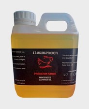 Winterized Pure Lamprey Oil. Pike, Zander, Catfish, Carp. 1 Litre. Fishing.