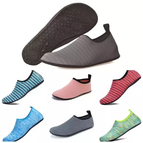 Unisex Beach Walk Water Shoes GYM Yoga Barefoot Aqua Socks Quick Dry Rubber Sole