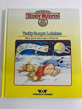 Teddy Ruxpin The Story of Teddy Ruxpin Lullabies HC Book ONLY Vintage 1985