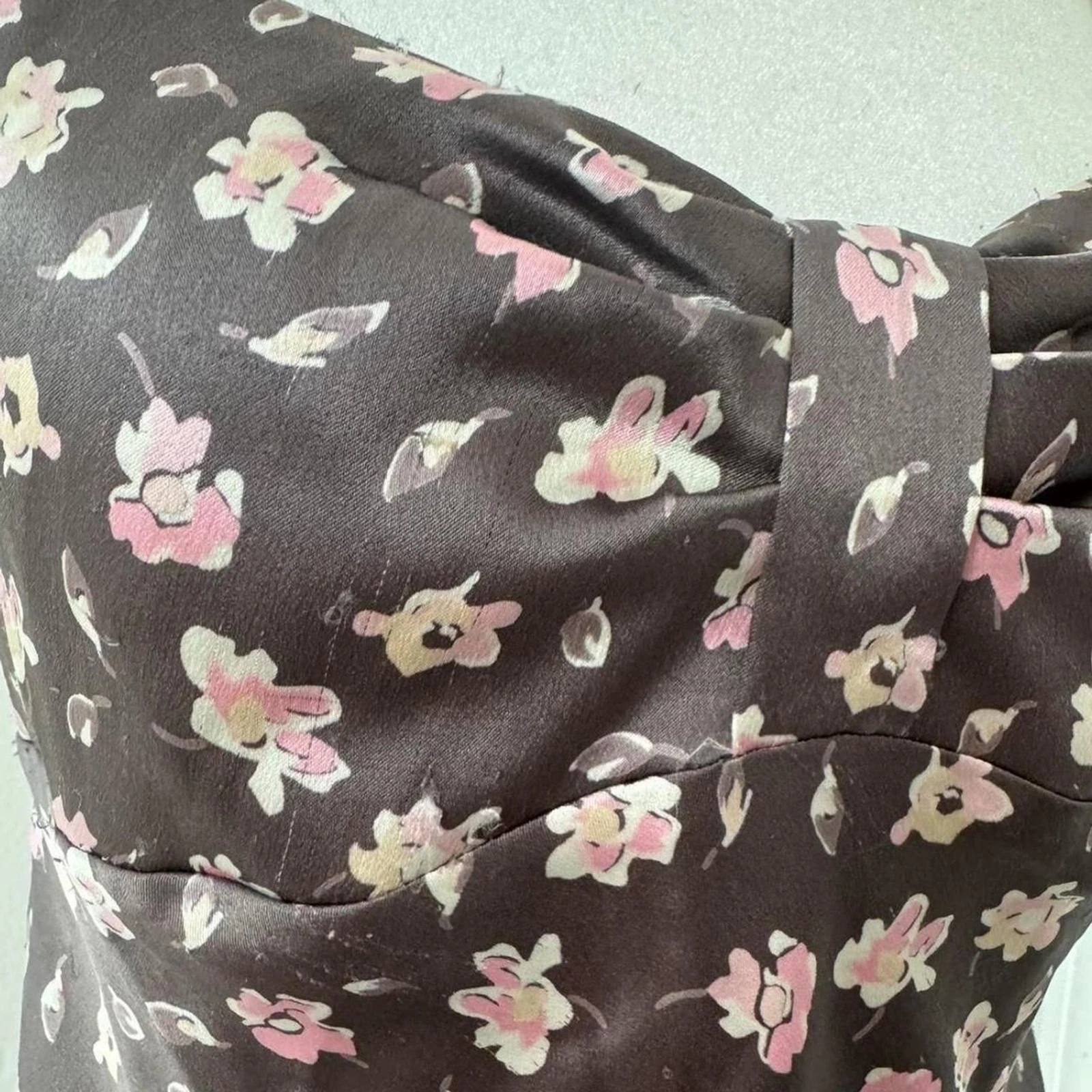 UNDERCOVER Abito donna Victoria's secret grigio e rosa floreale