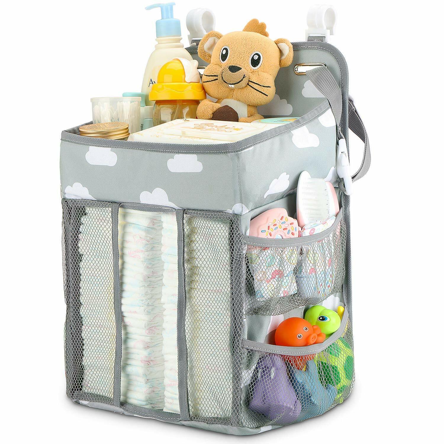 Caddy Crib Nursery Organizer Stacker Storage For Newborn Bab