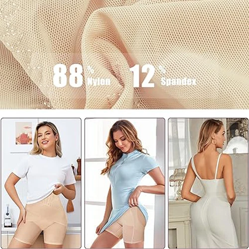 Bauchkontrolle hochtaillierte Shorts Gürtelhose Body Shaper Oberschenkel schlanker Shapewear - Bild 11 von 32