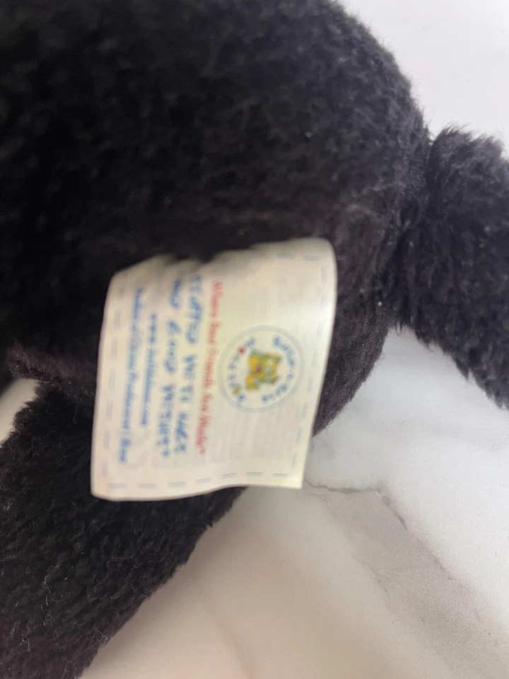 Build a Bear Plüschteddy Stofftier schwarzer Hund - Bild 4 von 4