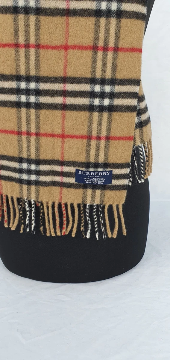 Burberry scarf 100 lambswool hotsell