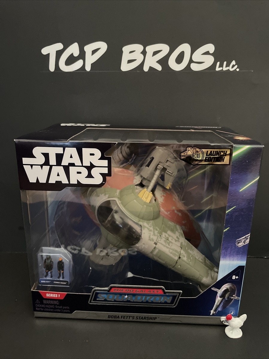 NEW Star Wars Micro Galaxy Squadron Boba Fett's Starship