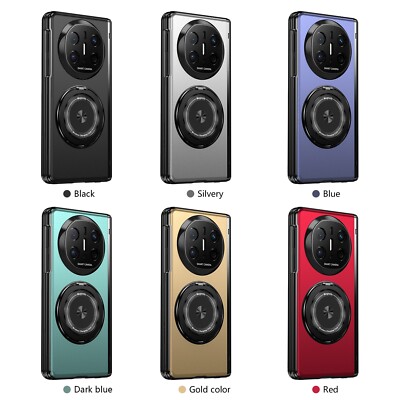 For Huawei Mate X6 / X5/ X3 Magnetic Aluminum Hinge Ring holder Armor case+Glass