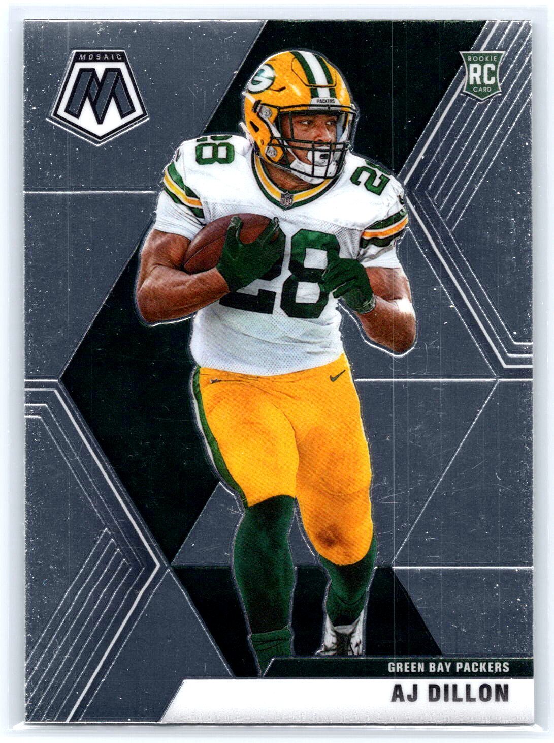 AJ Dillon 2020 Panini Mosaic #226 Rookie