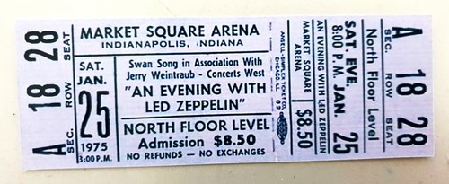 LED ZEPPELIN - MUSIC GROUP Various Reproduction CONCERT TICKETS Individual Sale - 第 13/37 張圖片