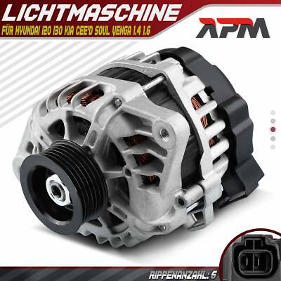 Lichtmaschine Generator 90A 12V für Hyundai i20 i30 KIA Cee'D Soul Carens Venga