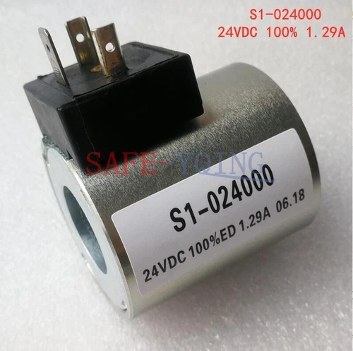 1PCS New Version S1-024000 24VDC 1.29A Solenoid Valve Coil #A6-40
