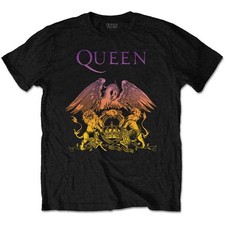 Queen Crest Logo Freddie Mercury Brian May Official Unisex T-Shirt