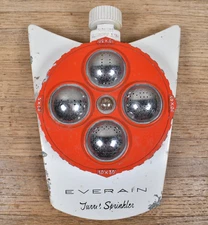 Vtg Everain Turret Sprinkler Made in the USA Atomic Age Mid-Century