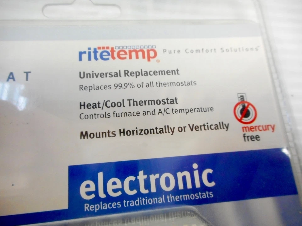 Ritetemp Pure Comfort Universal Replacement Heat/Cool  Electronic Thermostat - Image 3 of 4