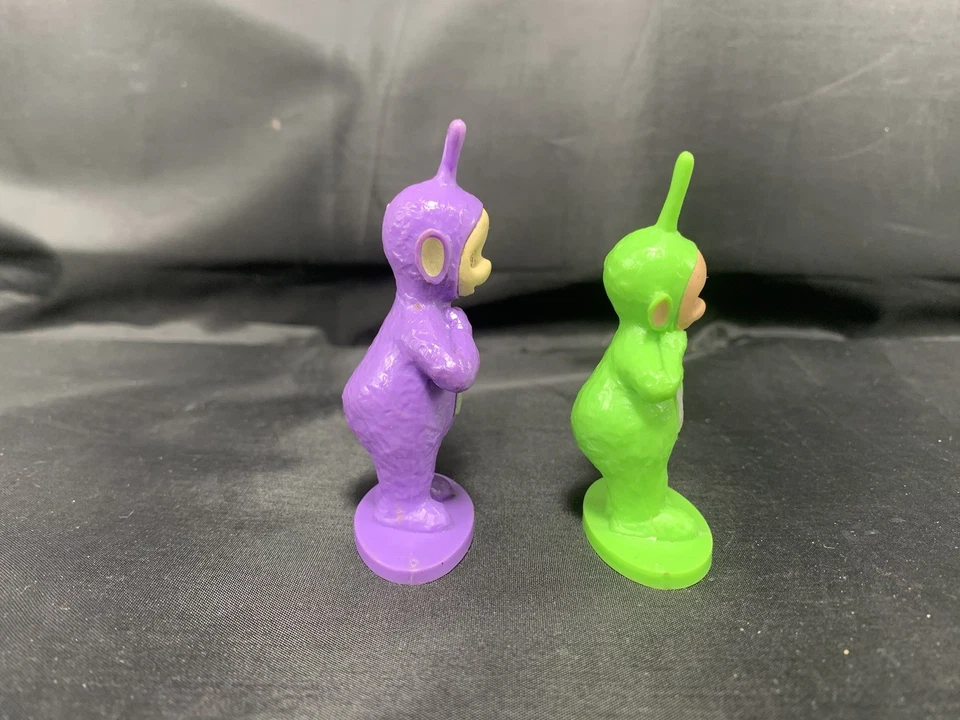 DecoPac Teletubbies PVC Cake Toppers incomplete SET OF  2 Vintage Figures 1998 - Image 4 of 4