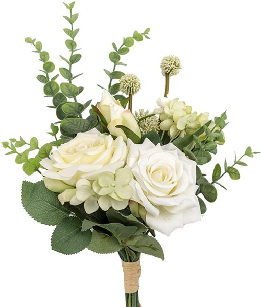 Kunstblumen KüNstliche Rosen Seidenblumen Deko Blumenarrangements-image