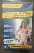 3 in 1 Postpartum Support Postpartum Wrap And Hip Belt Adjustable Size XL Beige