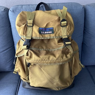 LL BEAN Deluxe Continental Rucksack Medium Olive Green / Black