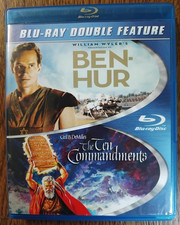Ben-Hur / The Ten Commandments (Blu-Ray 4 Disc Set, 1959) Double Feature