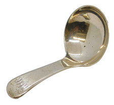 George III Sterling Silver Tea Caddy Spoon Antique 1809 London Elizabeth Morley