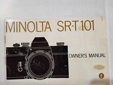 Minolta SR-T 101 Instruction Manual-English