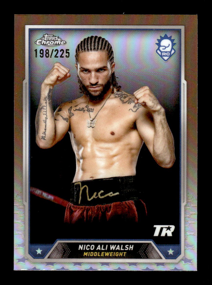 2024 Topps Chrome #6 Nico Ali Walsh Bronze Refractor #/225
