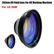355nm UV Laser Lens Silica 110*110mm Field Lens For CRS 10-30W UV Laser Marking