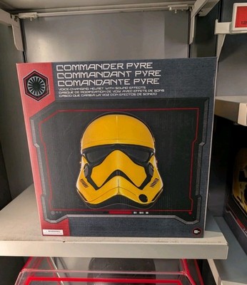 NEW Commander Pyre Gold  Stormtrooper Helmet Sith Star Wars Galaxys Edge