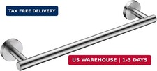 Brushed Nickel Bath Towel Bar Single Bars Towel Rack Rod Classic Wall Mo