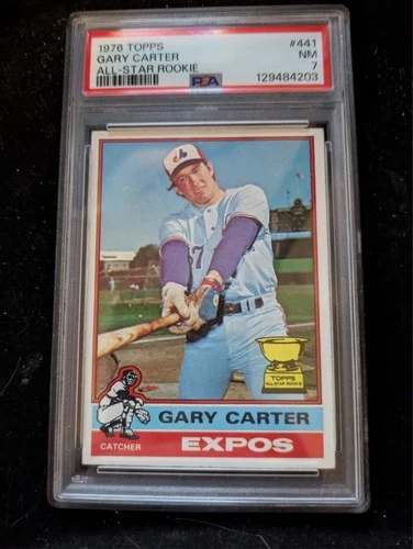 1976 Topps Gary Carter #441 PSA 7