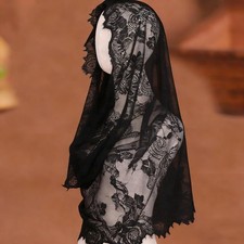 Catholic Mantilla Veil Chapel Lace Head Covering Church Latin Mass Floral