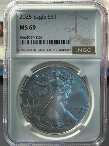 2025 American Silver Eagle MS69