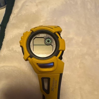 Casio Digital Wristwatch Yellow Casio Digital Watch Waterproof Mode Button