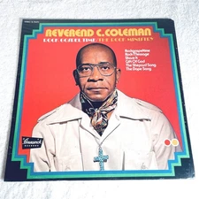 Reverend C. Coleman "Rock Gospel Time" 1970 Funk LP, SEALED!, Orig Press, RARE!