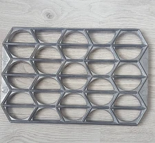 Vintage Dumplings Mold Aluminum Vareniki Cutter Making Pierogi Metal Ravioli