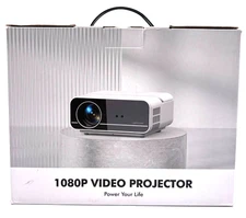 DBPower 1080p Video HD LED Projector With Autofocus Model C16 - White
