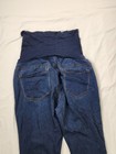 Blue Savvy Maternity Jeans L Women Blue Over Belly Stretch Panel Skinny Denim  — photo 10