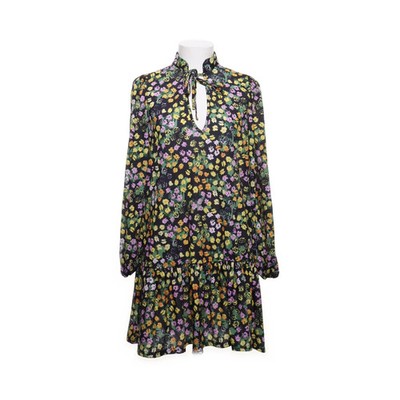 ASOS Design, Kleid, Größe: 36, Schwarz/Mehrfarbig, Elasthan/Polyester #ITC