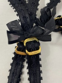 Agent Provocateur Lacy Black Suspender AP3 Medium NWT
