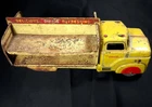 Marx Vintage 1950's Coca-Cola Coke Delivery Truck #21 Metal Yellow