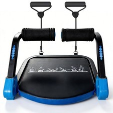 Sit Up Exercise Equipment  Core Machine Ab Machine Adjustable Ab Trainer blue