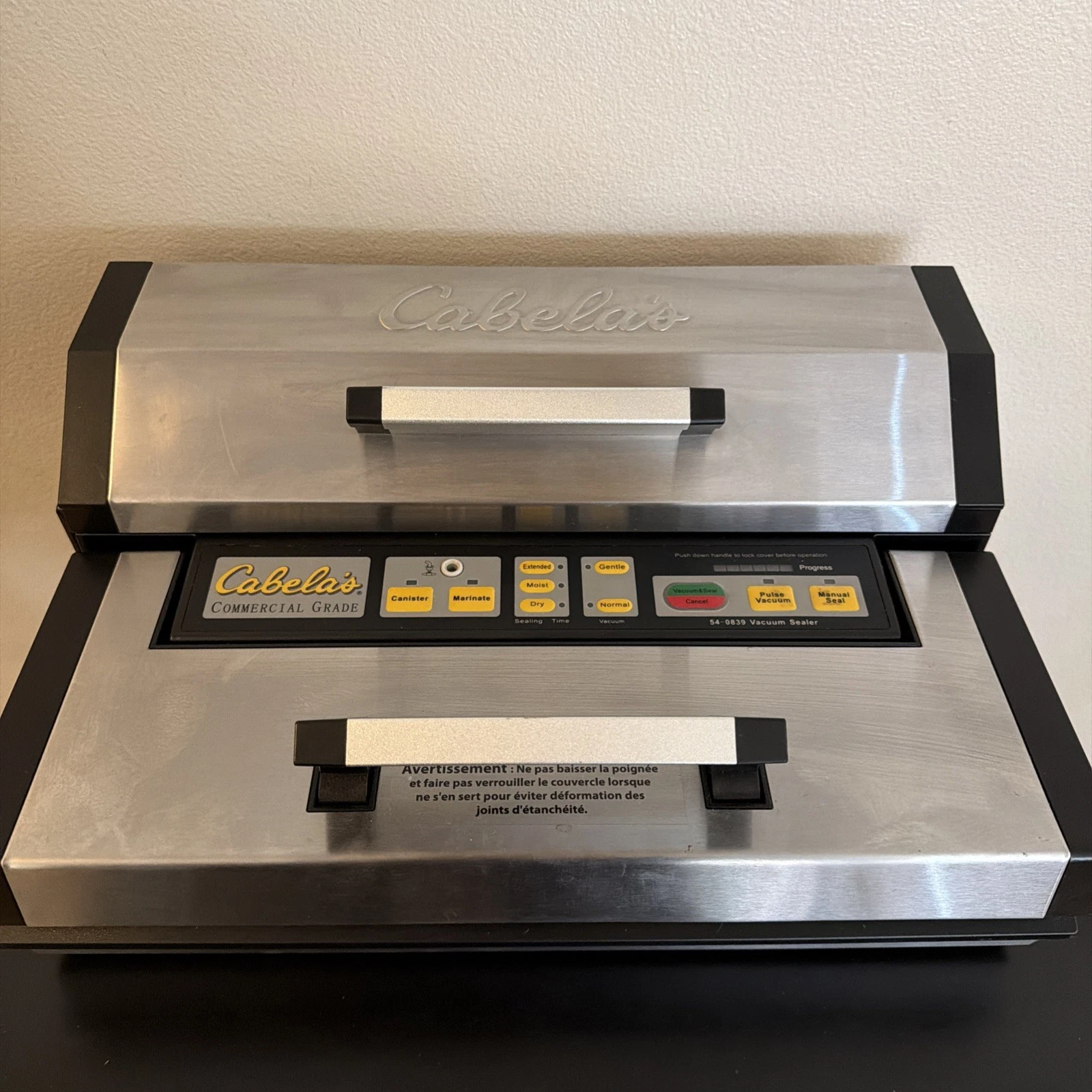 Cabela's 15" Commercial Grade Vacuum Sealer Model 54-0839 UNTESTED