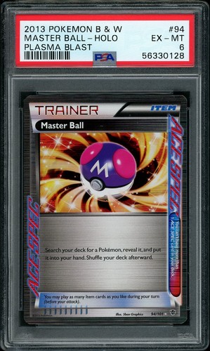 Master Ball graded PSA 6 for sale on eBay