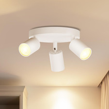 Image of GU10 Circular Ceiling Light,Kitchen Lights Ceiling,White Light Fittings Ceilings